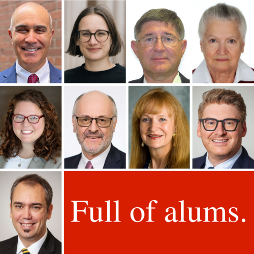 Photo collage of the 2023 panel members