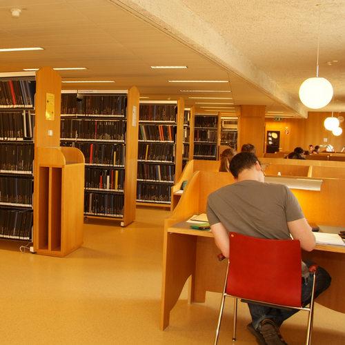Photo of TU Wien library