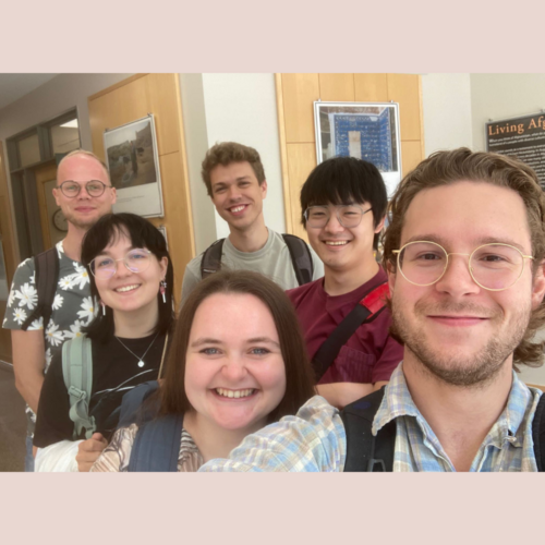 Photo of Gustav and his colleagues at OSU