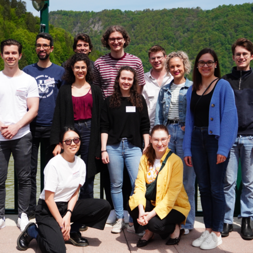 Photo of the 2023–24 cohort of Austrian Fulbright students