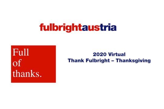 Fulbright Austria holds virtual Thank Fulbright – Thanksgiving