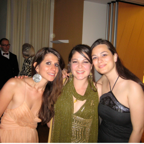Photo of Maria with friends at the Diplomatic Academy Ball