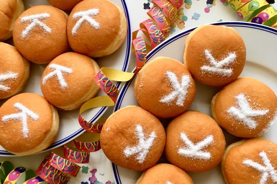 Krapfen on Faschingsdienstag