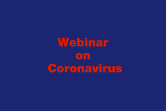 Webinar: "Coronavirus: what is it and what impact does it have on our health?" Webinar: "Coronavirus: what is it and what impact does it have on our health?"
