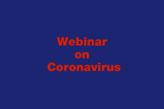 Webinar: "Coronavirus: what is it and what impact does it have on our health?"