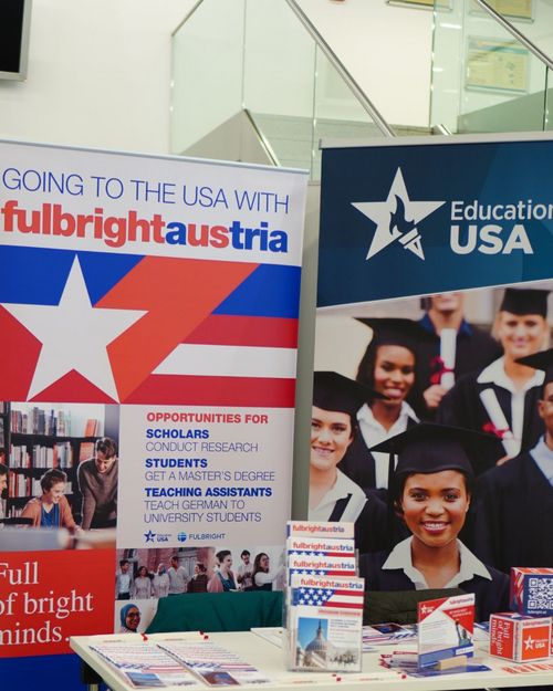 Photo of Fulbright Austria and EducationUSA rollups