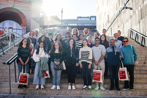 Photo of US Fulbright students during orientation