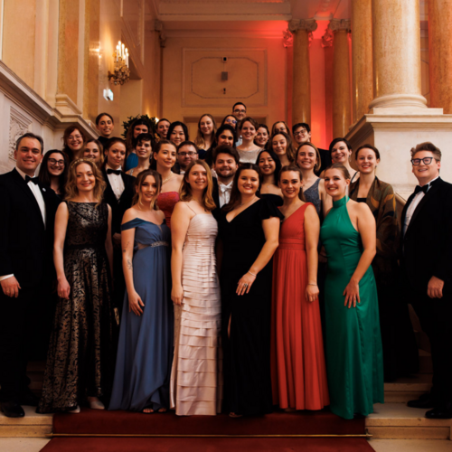 Photo of Fulbright Austria program participants at the ball