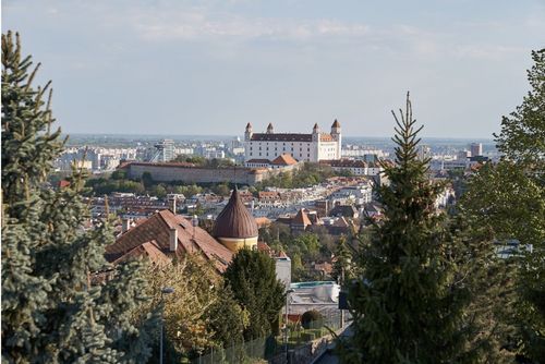 Photo of Bratislava from the residence of the US ambassador to Slovakia
