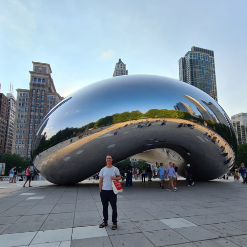 Photo of Bernhard Weidinger in Chicago